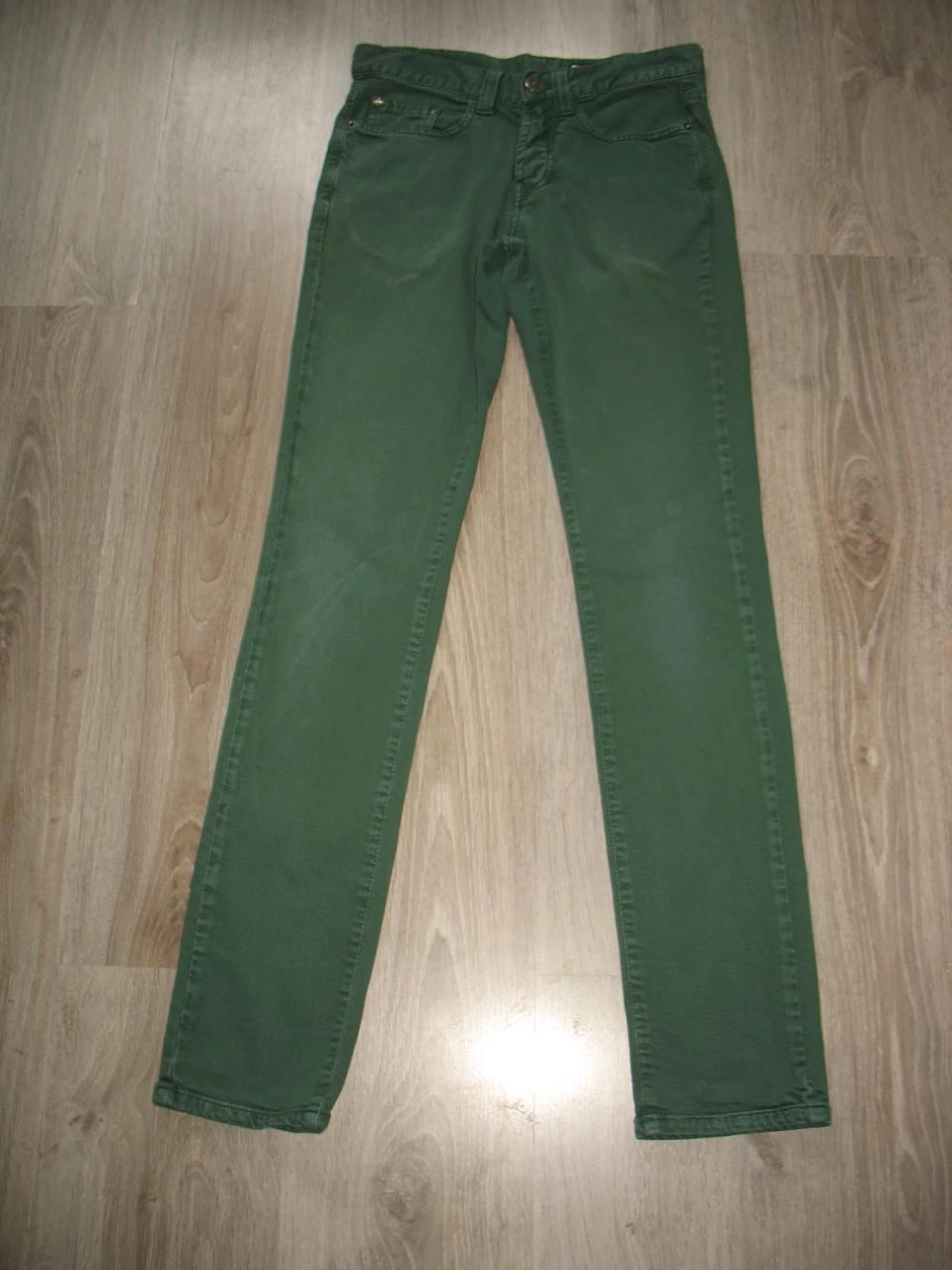 JEAN DROIT VERT FONCÉ - BIZZBEE - TAILLE 34 - n°02
